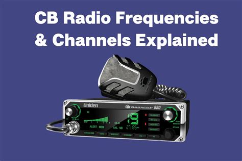 most used cb radio channels.